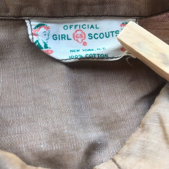Vintage 1950s Brownies Uniform Dress NY,NY Troop 211 - Picture 2 of 7